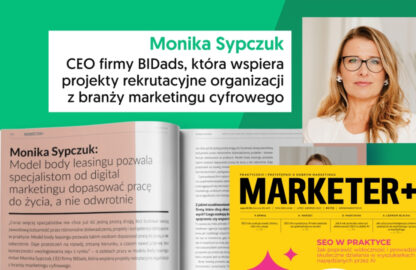 O zaletach pracy w modelu body leasingu w Marketer+